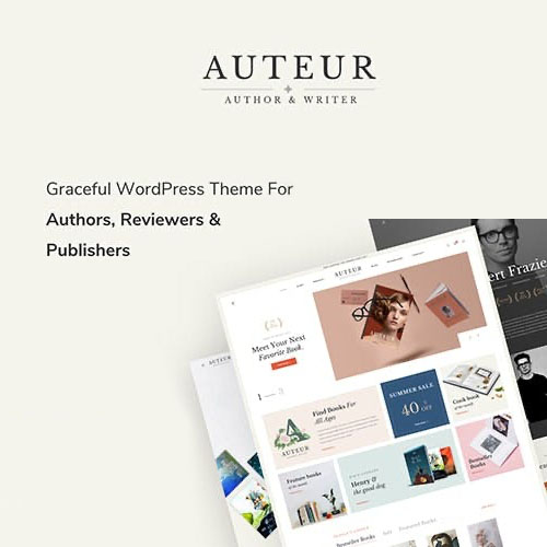 Auteur – WordPress Theme for Authors and Publishers