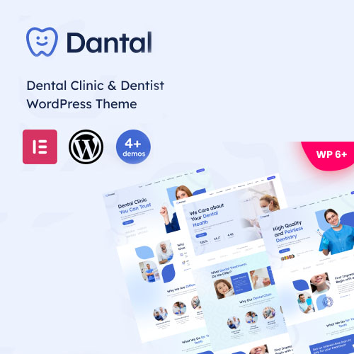 Dantal – Dental Clinic & Dentist WordPress Theme
