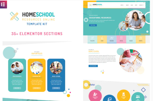 Home School - Premium Elementor Template Kit