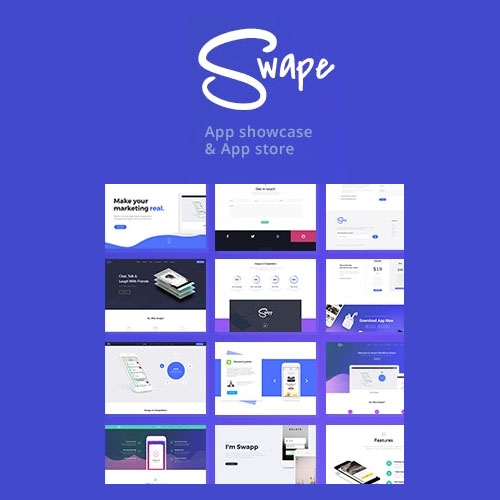 Swape – App Showcase & App Store WordPress Theme