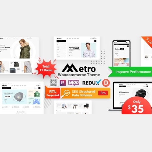 Metro – Minimal WooCommerce WordPress Theme