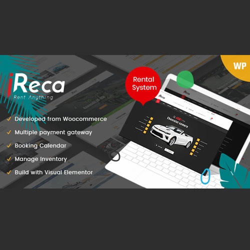 Ireca – Car Rental Boat, Bike, Vehicle, Calendar WordPress Theme