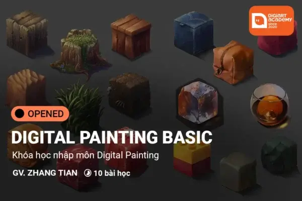 Khóa Học Digital Painting Basic – Digiart Academy