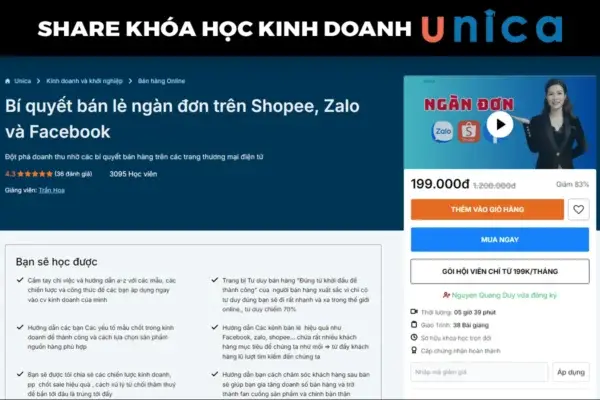 Bí Quyết Bán Lẻ Ngàn Đơn Trên Shopee, Zalo Và Facebook