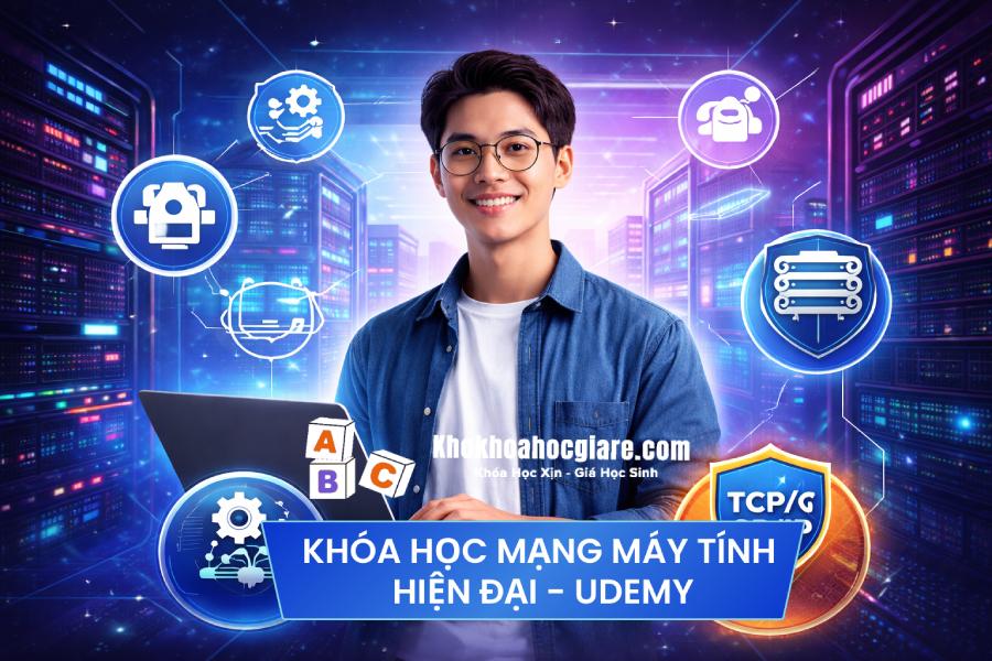 Khóa học mạng máy tính hiện đại - Udemy