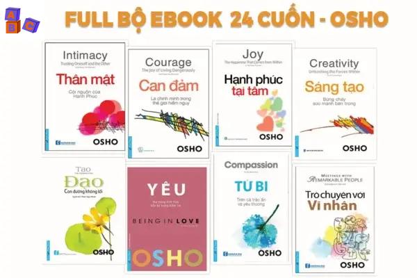 Trọn Bộ 24 Cuốn Sách Về Triết Học – Tôn Giáo – Self Help Của Osho (Ebook – Audiobook)