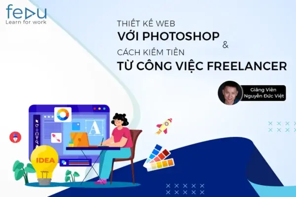 Thiết Kế Web Với Photoshop Và Cách Kiếm Tiền Từ Freelancer