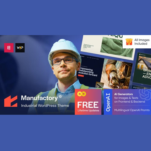 Manufactory – Industrial WordPress Theme