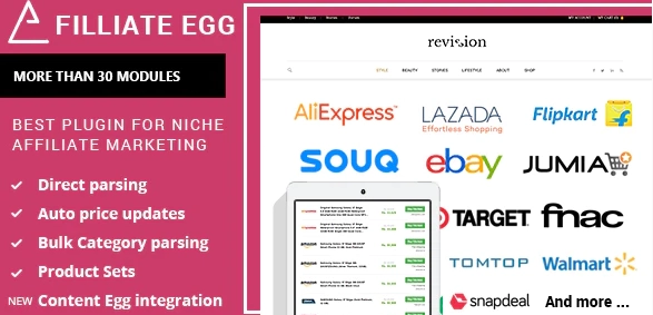 Affiliate Egg - Niche Affiliate Marketing Wordpress Plugin