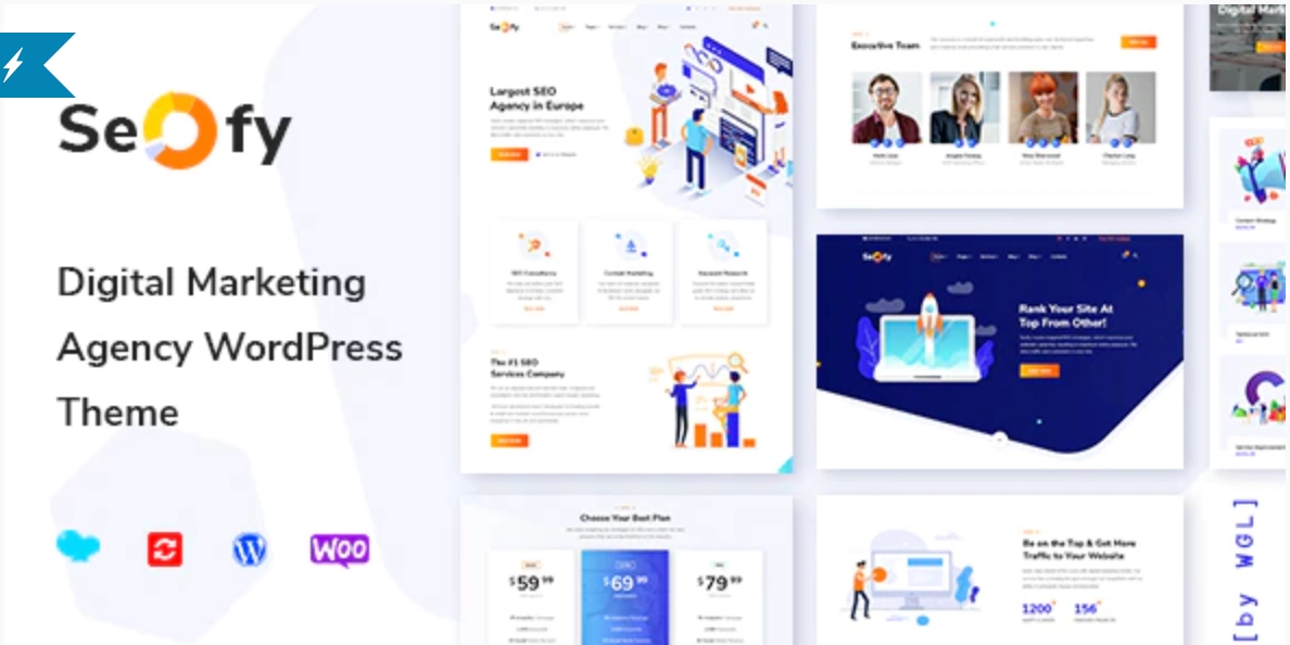 Seofy - Digital & Marketing WordPress Theme