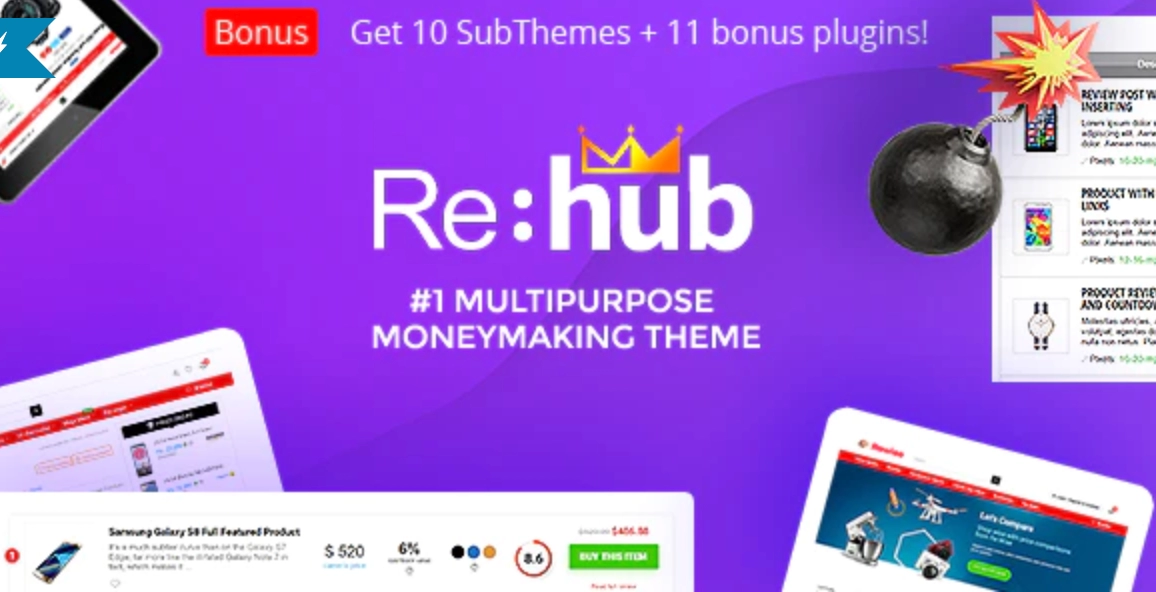 REHub - Price Comparison, Multi Vendor Marketplace Wordpress Theme