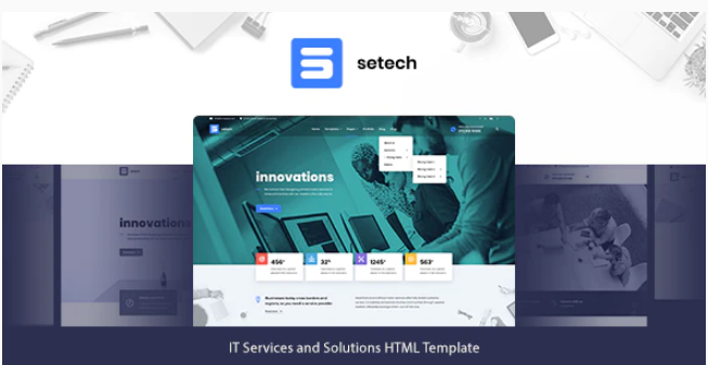 Setech – IT Services and Solutions HTML Template