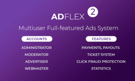 AdFlex - Multi User Full-featured Ads System