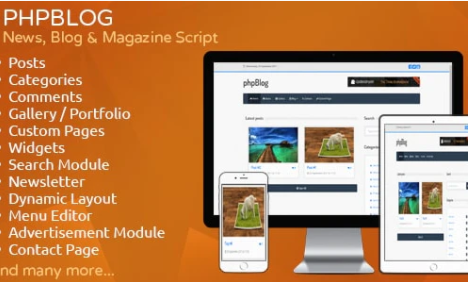 phpBlog - News, Blog & Magazine Script