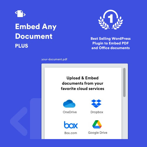 Embed Any Document Plus - WordPress Plugin