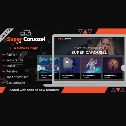 Super Carousel - Responsive Wordpress Plugin