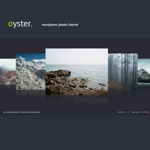 Oyster – Creative Photo WordPress Theme