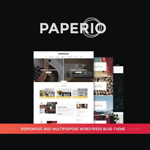 Paperio – Responsive and Multipurpose WordPress Blog Theme