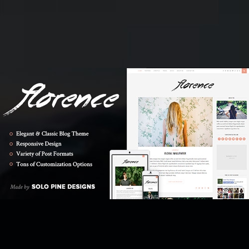 Florence – A Responsive WordPress Blog Theme