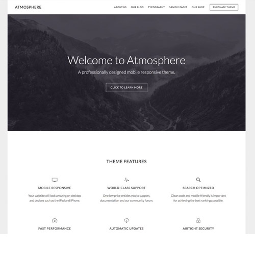 StudioPress Atmosphere Pro Genesis WordPress Theme