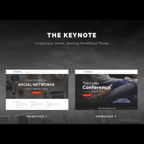 The Keynote – Conference / Event / Meeting WordPress Theme