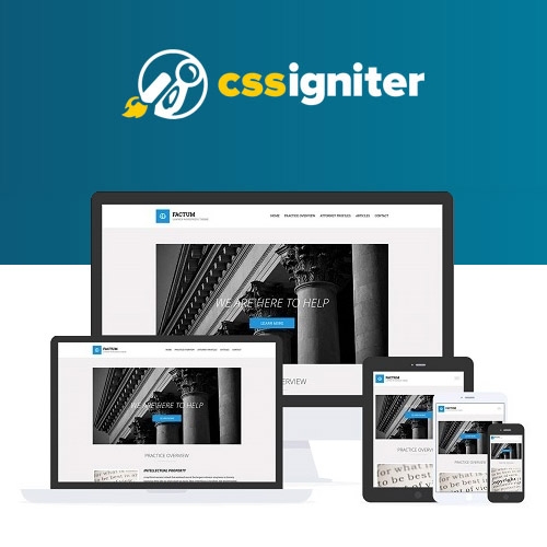 CSS Igniter Factum WordPress Theme