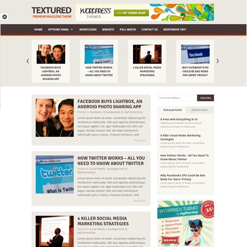 MyThemeShop Metro WordPress Theme