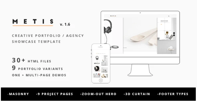 Metis - Creative Portfolio / Agency Template