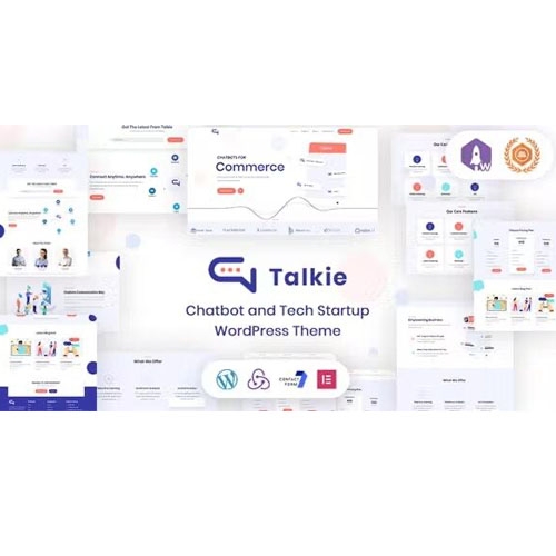 Talkie – Chatbot and Tech Startup WordPress Theme