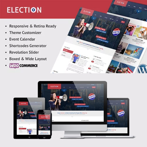 Election – Political WordPress Theme