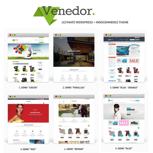 Venedor – WordPress + WooCommerce Theme