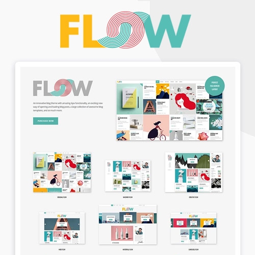 Flow – A Fresh Creative Blog Theme