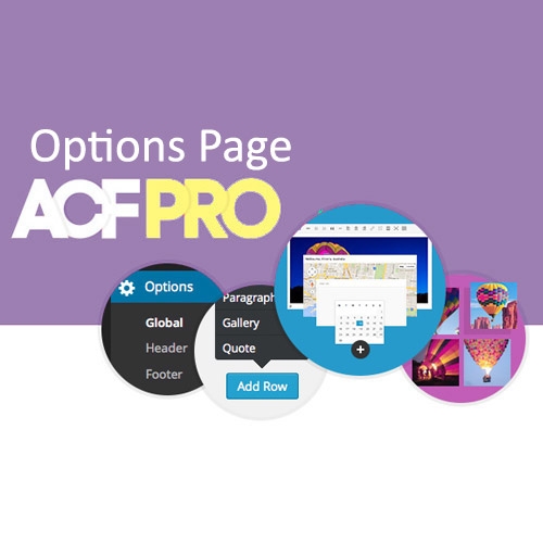 Advanced Custom Fields Options Page Addon