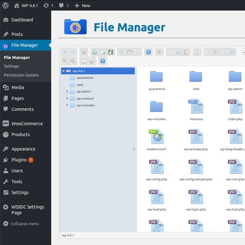 File Manager Plugin For WordPress