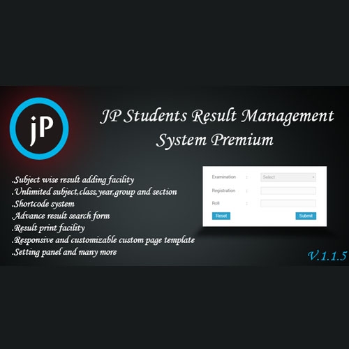 JP Students Result Management System Premium