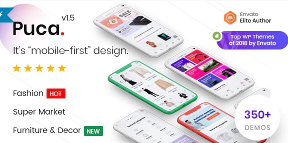 Puca - Optimized Mobile WooCommerce Theme