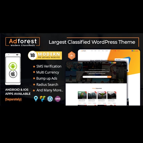 AdForest – Classified Ads WordPress Theme