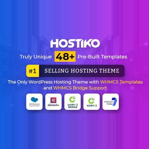 Hostiko WordPress WHMCS Hosting Theme