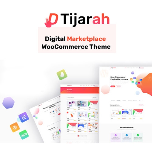 Tijarah – Digital Marketplace WooCommerce Theme