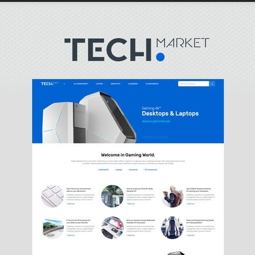 Techmarket – Multi-demo & Electronics Store WooCommerce Theme