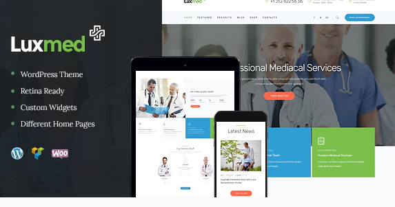 LuxMed | Medicine & Healthcare WordPress Theme 1.2.1