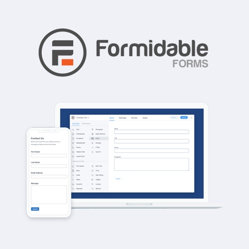 Formidable Forms Pro – WordPress Form Builder Plugin