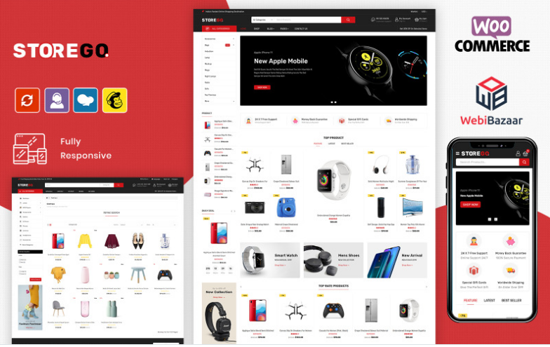 StoreGo - MultiPurpose Electronic Store WooCommerce Theme