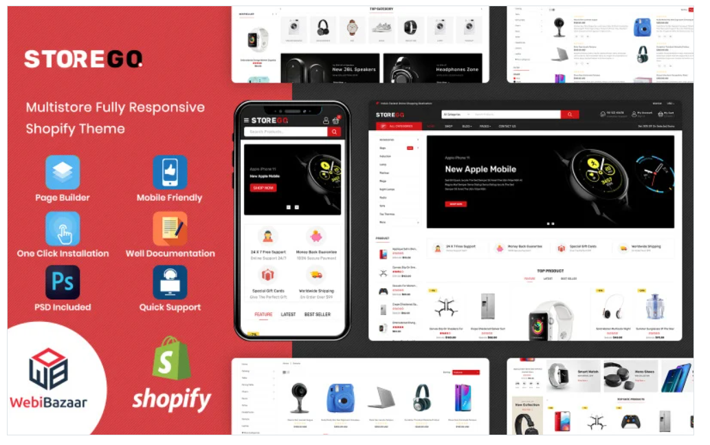 StoreGo - Multipurpose Premium Electronic Shopify 2.0 Theme