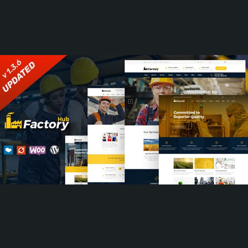 Factory HUB - Industry and Construction WordPress Theme