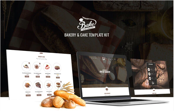 Bake - Bakery & Cake Elementor Template Kit