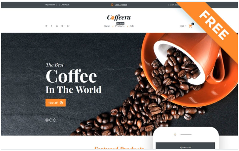 Coffeera - Coffee Shop Ready-to-Use Clean Shopify Theme