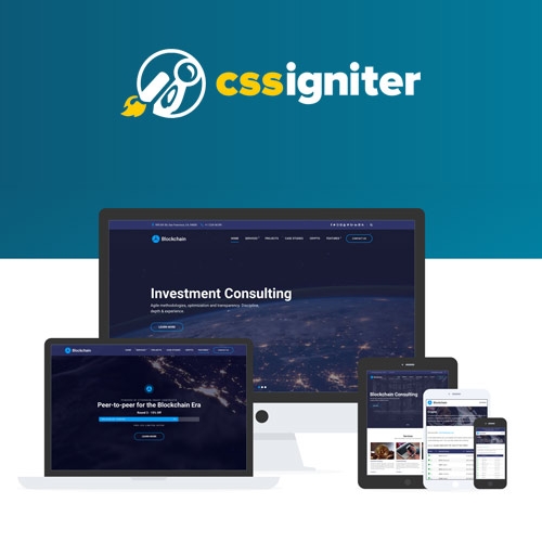 CSS Igniter Blockchain WordPress Theme