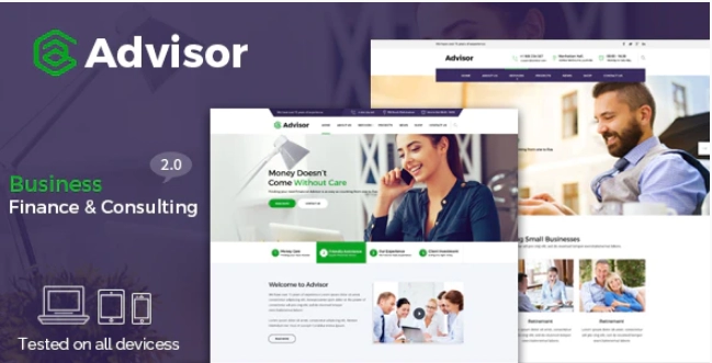 Advisor | Consulting, Business, Finance Template