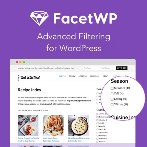 FacetWP – Advanced Filtering for WordPress